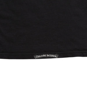 CHROME HEARTS クロムハーツ ダガーポケットTシャツ Black ブラック Silver シルバー サイズL 美品 中古 4a004136
