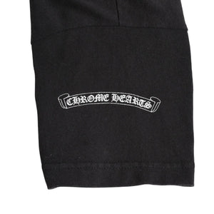 CHROME HEARTS クロムハーツ ダガーポケットTシャツ Black ブラック Silver シルバー サイズL 美品 中古 4a004136
