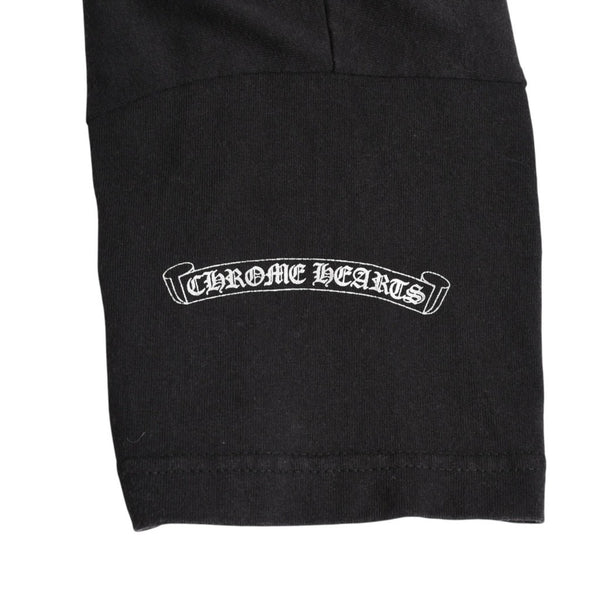 CHROME HEARTS クロムハーツ ダガーポケットTシャツ Black ブラック Silver シルバー サイズL 美品 中古 4a004136