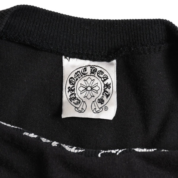 CHROME HEARTS クロムハーツ ダガーポケットTシャツ Black ブラック Silver シルバー サイズL 美品 中古 4a004136