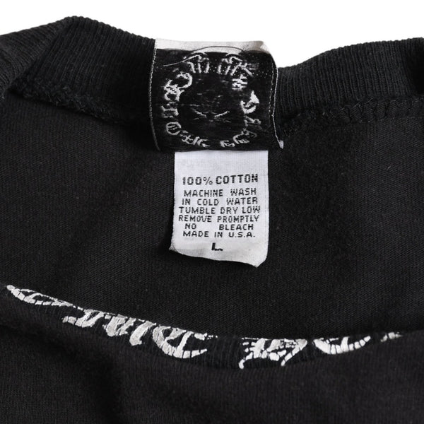 CHROME HEARTS クロムハーツ ダガーポケットTシャツ Black ブラック Silver シルバー サイズL 美品 中古 4a004136