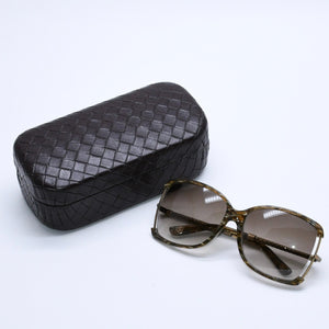 BOTTEGA VENETA ボッテガヴェネタ サングラス ゴールド金具 カーキレンズ 3V6DB 132/S 125 美品 中古 4a004141