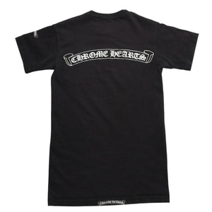 CHROME HEARTS クロムハーツ ダガーポケットTシャツ Black ブラック Silver シルバー サイズL 美品 中古 4a004136