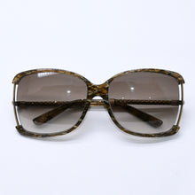Load image into Gallery viewer, BOTTEGA VENETA ボッテガヴェネタ サングラス ゴールド金具 カーキレンズ 3V6DB 132/S 125 美品 中古 4a004141
