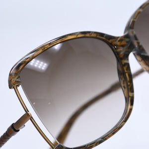 BOTTEGA VENETA ボッテガヴェネタ サングラス ゴールド金具 カーキレンズ 3V6DB 132/S 125 美品 中古 4a004141
