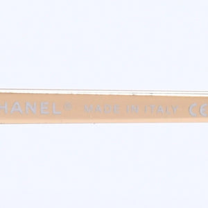 CHANEL Rimless Sunglasses Eyewear 4017-D c.125/56 Size 62□17 120 Coco Mark Rhinestone Good Condition Used 4a004033