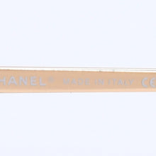 Load image into Gallery viewer, CHANEL シャネル リムレス サングラス アイウェア 4017-D c.125/56 サイズ62□17 120 ココマーク ラインストーン 美品 中古 4a004033