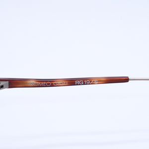 Very good condition ROMEO GIGLI 90's Vintage Sunglasses Size 47□22 140 Brown Yellow Used 4a004159