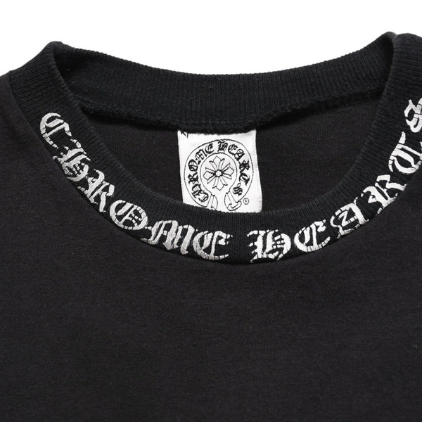 CHROME HEARTS クロムハーツ ダガーポケットTシャツ Black ブラック Silver シルバー サイズL 美品 中古 4a004136