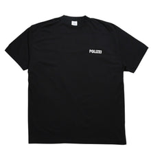 画像をギャラリービューアに読み込む, 極美品 VETEMENTS ヴェトモン Tシャツ POLIZEI リフレクター ブラック サイズ S コットン UA53TR450B 中古 4a004124