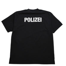 画像をギャラリービューアに読み込む, 極美品 VETEMENTS ヴェトモン Tシャツ POLIZEI リフレクター ブラック サイズ S コットン UA53TR450B 中古 4a004124