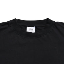 画像をギャラリービューアに読み込む, 極美品 VETEMENTS ヴェトモン Tシャツ POLIZEI リフレクター ブラック サイズ S コットン UA53TR450B 中古 4a004124