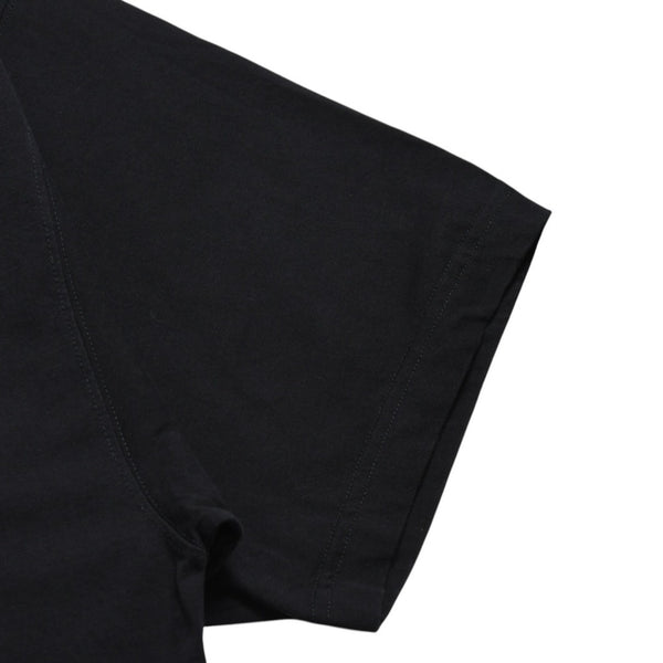 極美品 VETEMENTS ヴェトモン Tシャツ POLIZEI リフレクター ブラック サイズ S コットン UA53TR450B 中古 4a004124