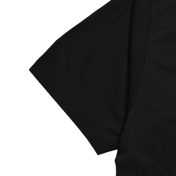 極美品 VETEMENTS ヴェトモン Tシャツ POLIZEI リフレクター ブラック サイズ S コットン UA53TR450B 中古 4a004124
