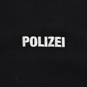 極美品 VETEMENTS ヴェトモン Tシャツ POLIZEI リフレクター ブラック サイズ S コットン UA53TR450B 中古 4a004124