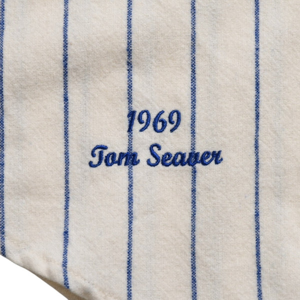 Like new Mitchell&Ness Mitchell &amp; Ness New York Mets Tom Seaver Authentic Jersey 1969 Retired Number Model XL Size Ivory Used 4a002304