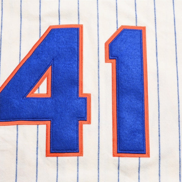 Like new Mitchell&Ness Mitchell &amp; Ness New York Mets Tom Seaver Authentic Jersey 1969 Retired Number Model XL Size Ivory Used 4a002304