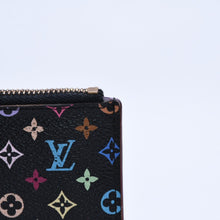 画像をギャラリービューアに読み込む, LOUIS VUITTON ルイヴィトン モノグラムマルチカラー ポシェットクレ M60279 コインケース ノワール 廃盤 財布 ゴールド金具 美品 中古 4a003889