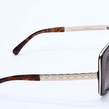 画像をギャラリービューアに読み込む, CHANEL シャネル ブラウン ゴールドフレーム Sunglasses サングラス 5369 53◻︎21 135 美品 中古 4a004060