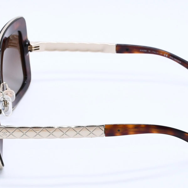 CHANEL シャネル ブラウン ゴールドフレーム Sunglasses サングラス 5369 53◻︎21 135 美品 中古 4a004060
