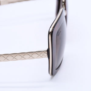 CHANEL シャネル ブラウン ゴールドフレーム Sunglasses サングラス 5369 53◻︎21 135 美品 中古 4a004060