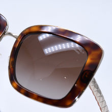 画像をギャラリービューアに読み込む, CHANEL シャネル ブラウン ゴールドフレーム Sunglasses サングラス 5369 53◻︎21 135 美品 中古 4a004060