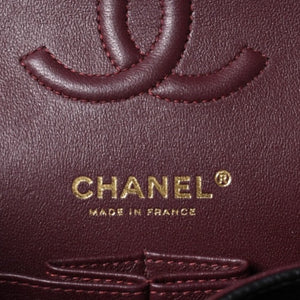 極美品 CHANEL シャネル マトラッセ23 Wフラップ Wチェーンショルダーバッグ ランダム キャビアスキン ココマーク ゴールド金具 中古 4a000417