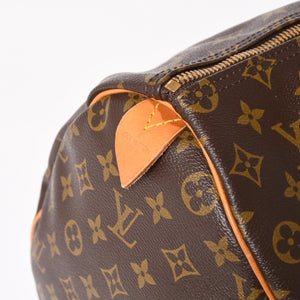 LOUIS VUITTON ルイヴィトン キーポル50 ボストンバッグ M41426 PVC レザー モノグラム FH0940 ゴールド金具 美品 中古 4a004173