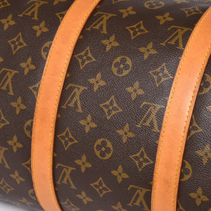 LOUIS VUITTON ルイヴィトン キーポル50 ボストンバッグ M41426 PVC レザー モノグラム FH0940 ゴールド金具 美品 中古 4a004173