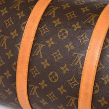 画像をギャラリービューアに読み込む, LOUIS VUITTON ルイヴィトン キーポル50 ボストンバッグ M41426 PVC レザー モノグラム FH0940 ゴールド金具 美品 中古 4a004173