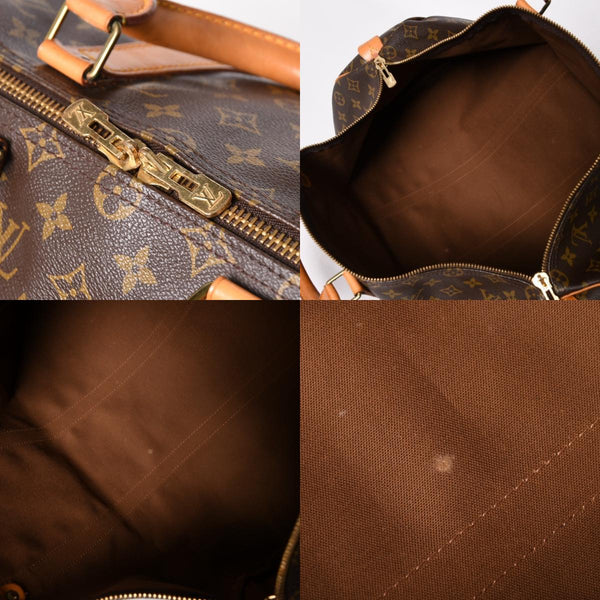 LOUIS VUITTON ルイヴィトン キーポル50 ボストンバッグ M41426 PVC レザー モノグラム FH0940 ゴールド金具 美品 中古 4a004173