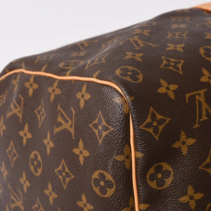 LOUIS VUITTON Keepall 50 Boston Bag M41426 PVC Leather Monogram FL0064 Gold Hardware Good Condition Used 4a004212