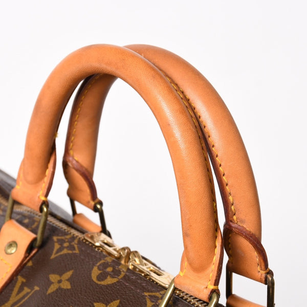 LOUIS VUITTON ルイヴィトン キーポル50 ボストンバッグ M41426 PVC レザー モノグラム FH0940 ゴールド金具 美品 中古 4a004173