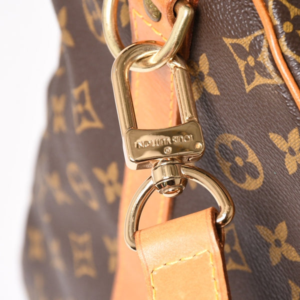 LOUIS VUITTON Monogram Keepall Bandouliere 55 2WAY Boston Bag M41414 Brown Canvas Good Condition Used 4a004221