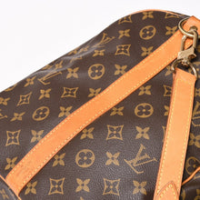 画像をギャラリービューアに読み込む, LOUIS VUITTON ルイヴィトン モノグラム キーポルバンドリエール55 2WAY ボストンバック M41414 ブラウン キャンバス 美品 中古 4a004221