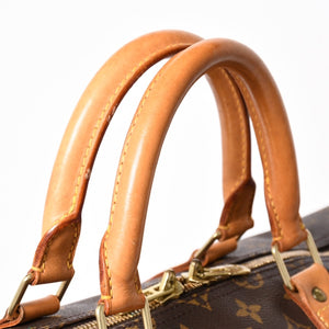 LOUIS VUITTON Monogram Keepall Bandouliere 55 2WAY Boston Bag M41414 Brown Canvas Good Condition Used 4a004221