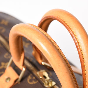 LOUIS VUITTON Monogram Keepall Bandouliere 55 2WAY Boston Bag M41414 Brown Canvas Good Condition Used 4a004221