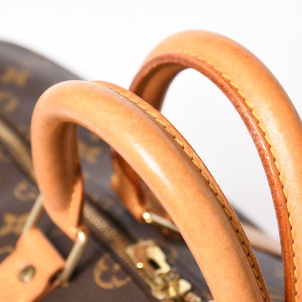 LOUIS VUITTON Monogram Keepall Bandouliere 55 2WAY Boston Bag M41414 Brown Canvas Good Condition Used 4a004221