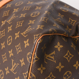 LOUIS VUITTON Monogram Keepall Bandouliere 55 2WAY Boston Bag M41414 Brown Canvas Good Condition Used 4a004221
