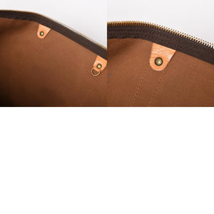 LOUIS VUITTON Monogram Keepall Bandouliere 55 2WAY Boston Bag M41414 Brown Canvas Good Condition Used 4a004221
