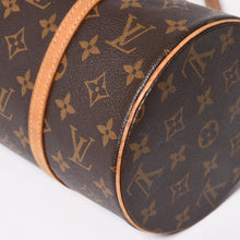 Load image into Gallery viewer, LOUIS VUITTON ルイヴィトン パピヨン30 ハンドバッグ M51385 筒型 モノグラム PVC レザー ブラウン 美品 中古 4a004175