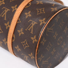 Load image into Gallery viewer, LOUIS VUITTON ルイヴィトン パピヨン30 ハンドバッグ M51385 筒型 モノグラム PVC レザー ブラウン 美品 中古 4a004175