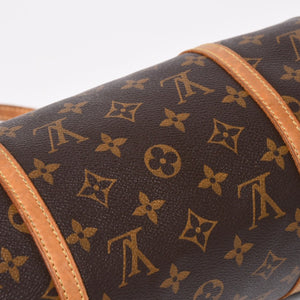 LOUIS VUITTON Papillon 30 Handbag M51385 Cylindrical Monogram PVC Leather Brown Good Condition Used 4a004175