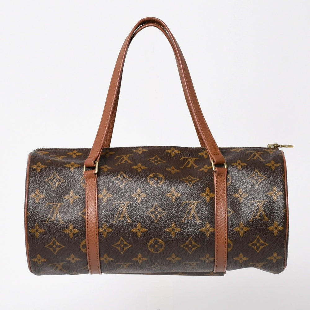 LOUIS VUITTON Papillon 30 GM Handbag M51365 Monogram Gold Hardware Old Model Cylindrical Good Condition Used 4a004183
