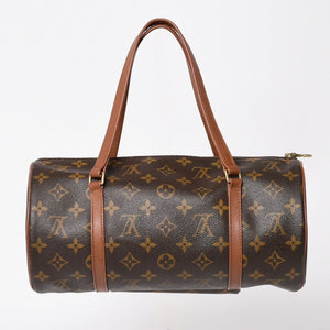 LOUIS VUITTON ルイヴィトン パピヨン30 GM ハンドバッグ M51365 モノグラム ゴールド金具 旧型 筒型 美品 中古 4a004183