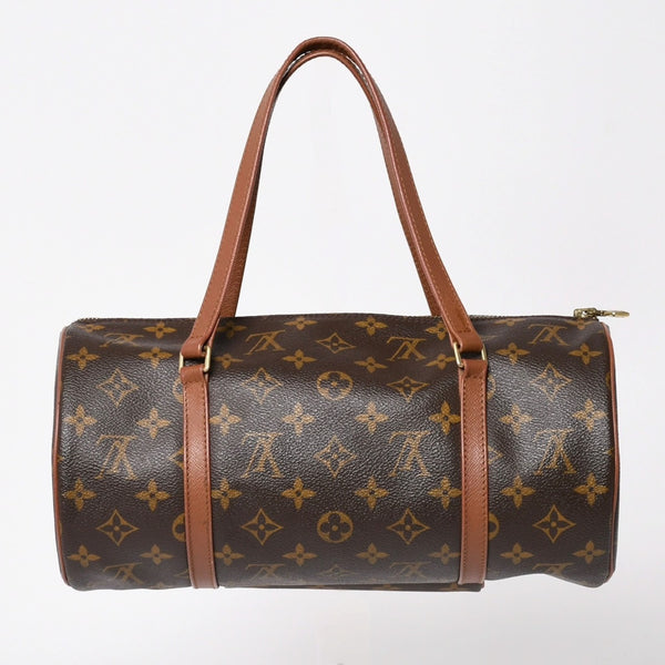LOUIS VUITTON ルイヴィトン パピヨン30 GM ハンドバッグ M51365 モノグラム ゴールド金具 旧型 筒型 美品 中古 4a004183
