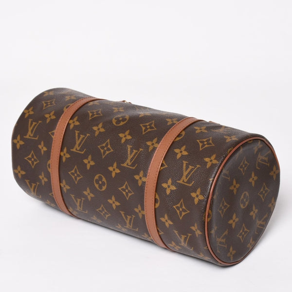 LOUIS VUITTON ルイヴィトン パピヨン30 GM ハンドバッグ M51365 モノグラム ゴールド金具 旧型 筒型 美品 中古 4a004183