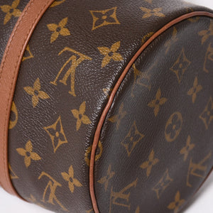 LOUIS VUITTON ルイヴィトン パピヨン30 GM ハンドバッグ M51365 モノグラム ゴールド金具 旧型 筒型 美品 中古 4a004183