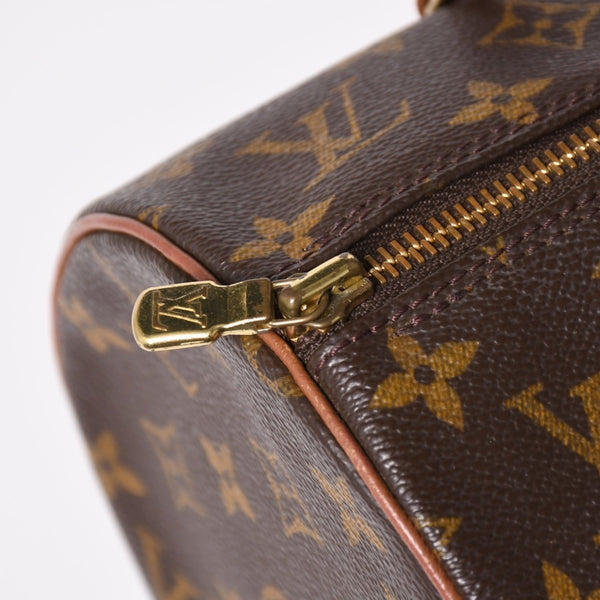 LOUIS VUITTON ルイヴィトン パピヨン30 GM ハンドバッグ M51365 モノグラム ゴールド金具 旧型 筒型 美品 中古 4a004183