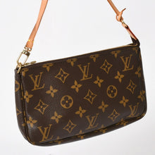 画像をギャラリービューアに読み込む, 極美品 LOUIS VUITTON ルイヴィトン ポシェット アクセソワール アクセサリーポーチ M51980 モノグラム ブラウン レザー PVC 中古 4a004209